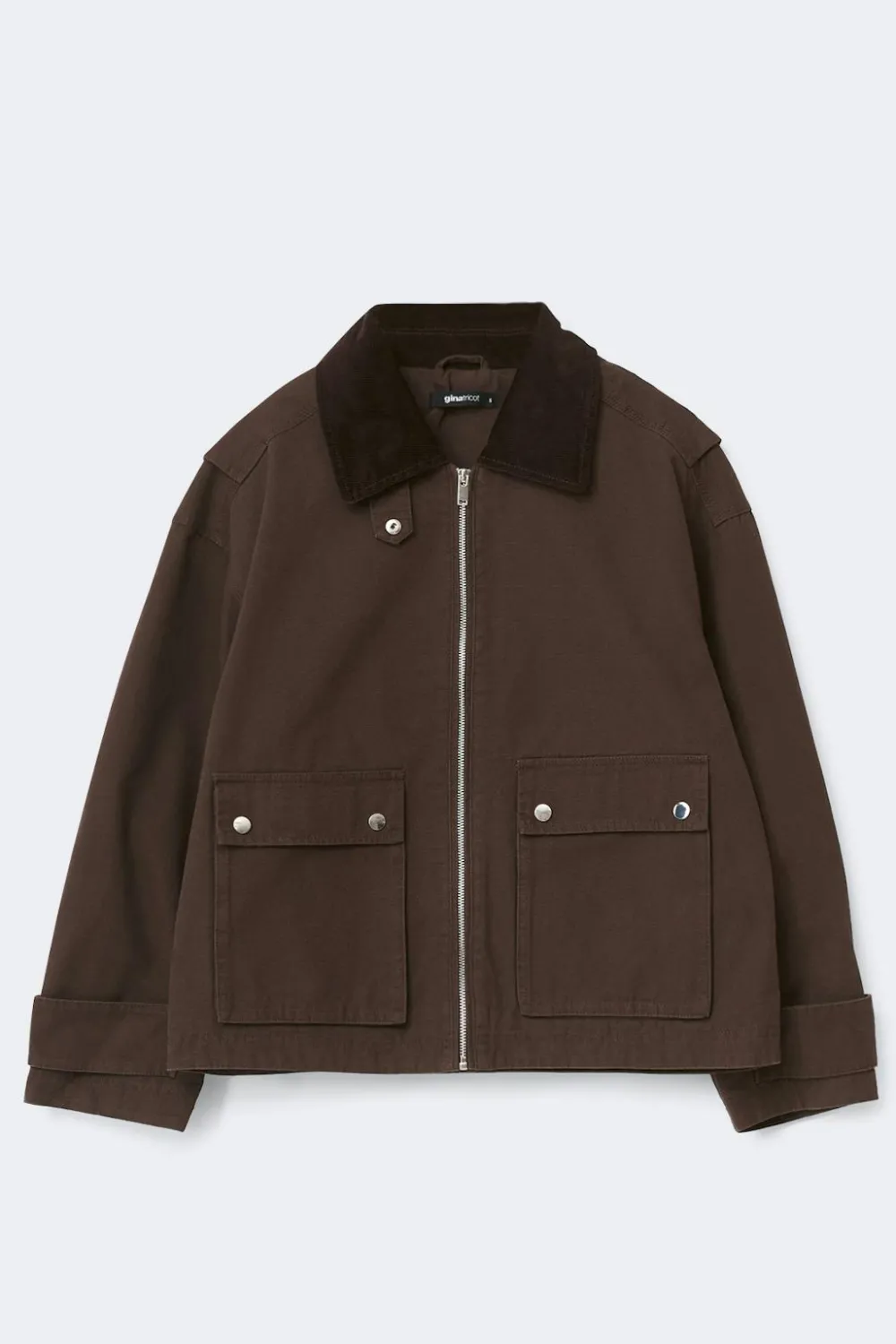 Gina Tricot Cargo jacket Bruin