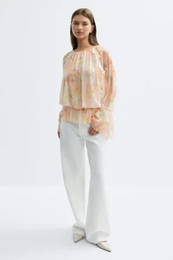 Best Gina Tricot Chiffon blouse Roze