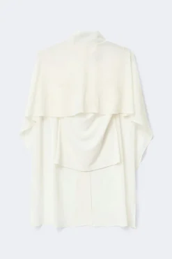 Hot Gina Tricot Chiffon cape top Wit