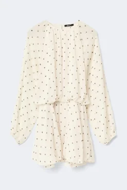 Best Gina Tricot Chiffon dress Wit