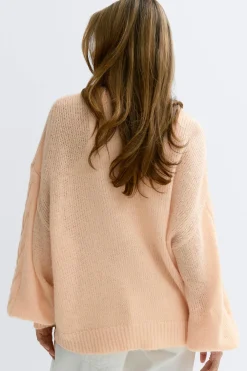 Clearance Gina Tricot Chunky knitted cardigan Oranje