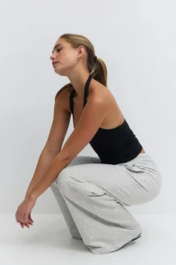 Gina Tricot Comfy low sweatpants Grijsv