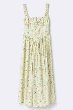 Outlet Gina Tricot Corset dress Groen
