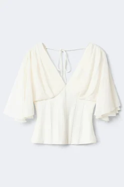Discount Gina Tricot Corset top Wit