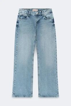 Gina Tricot Crush straight jeans Blauw