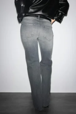 Discount Gina Tricot Crush straight jeans Zwart