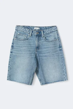 Online Gina Tricot Denim jorts Blauw