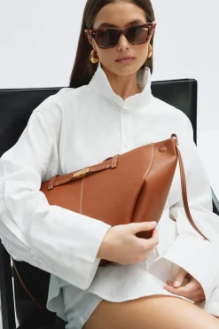 Outlet Gina Tricot Detail midi bag Beige