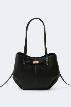 Sale Gina Tricot Detail midi bag Zwart