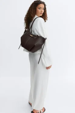 Online Gina Tricot Detail midi bag Bruin