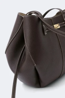 Online Gina Tricot Detail midi bag Bruin