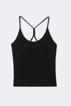 Gina Tricot Detailed back yoga singlet Zwart