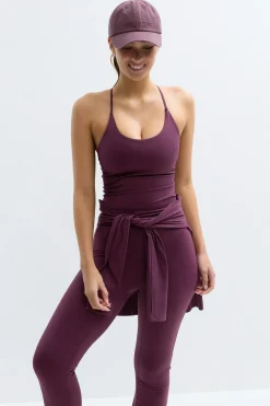 Discount Gina Tricot Detailed back yoga singlet Paars