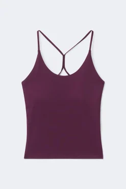 Discount Gina Tricot Detailed back yoga singlet Paars