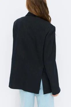 Online Gina Tricot Double breasted blazer Blauw