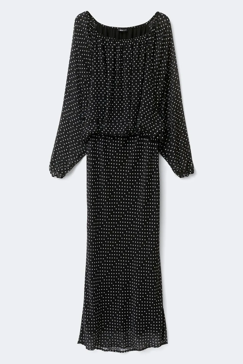 Hot Gina Tricot Draped dress Zwart