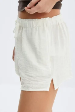 New Gina Tricot Drawstring shorts Wit