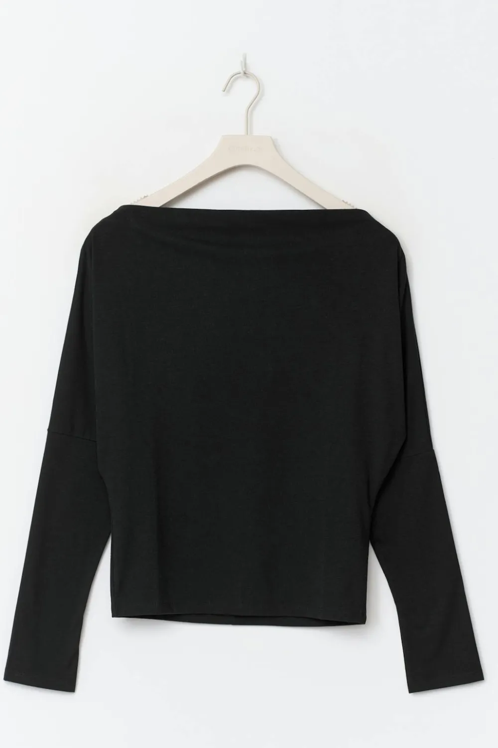 Gina Tricot Dropped shoulder top Zwart