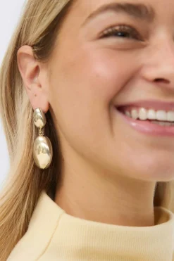 New Gina Tricot Earrings Beige