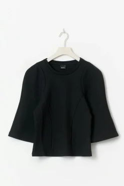 New Gina Tricot Fitted top Zwart