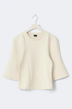 Online Gina Tricot Fitted top Wit
