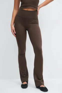 Gina Tricot Flare yoga tights Bruin