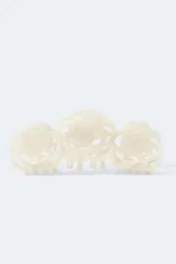 Sale Gina Tricot Flower hair clip Wit