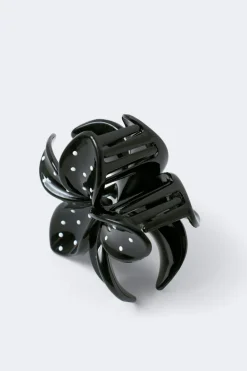 Clearance Gina Tricot Flower hair clip Zwart