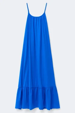 New Gina Tricot Flowy maxi dress Blauw