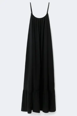 Online Gina Tricot Flowy maxi dress Zwart
