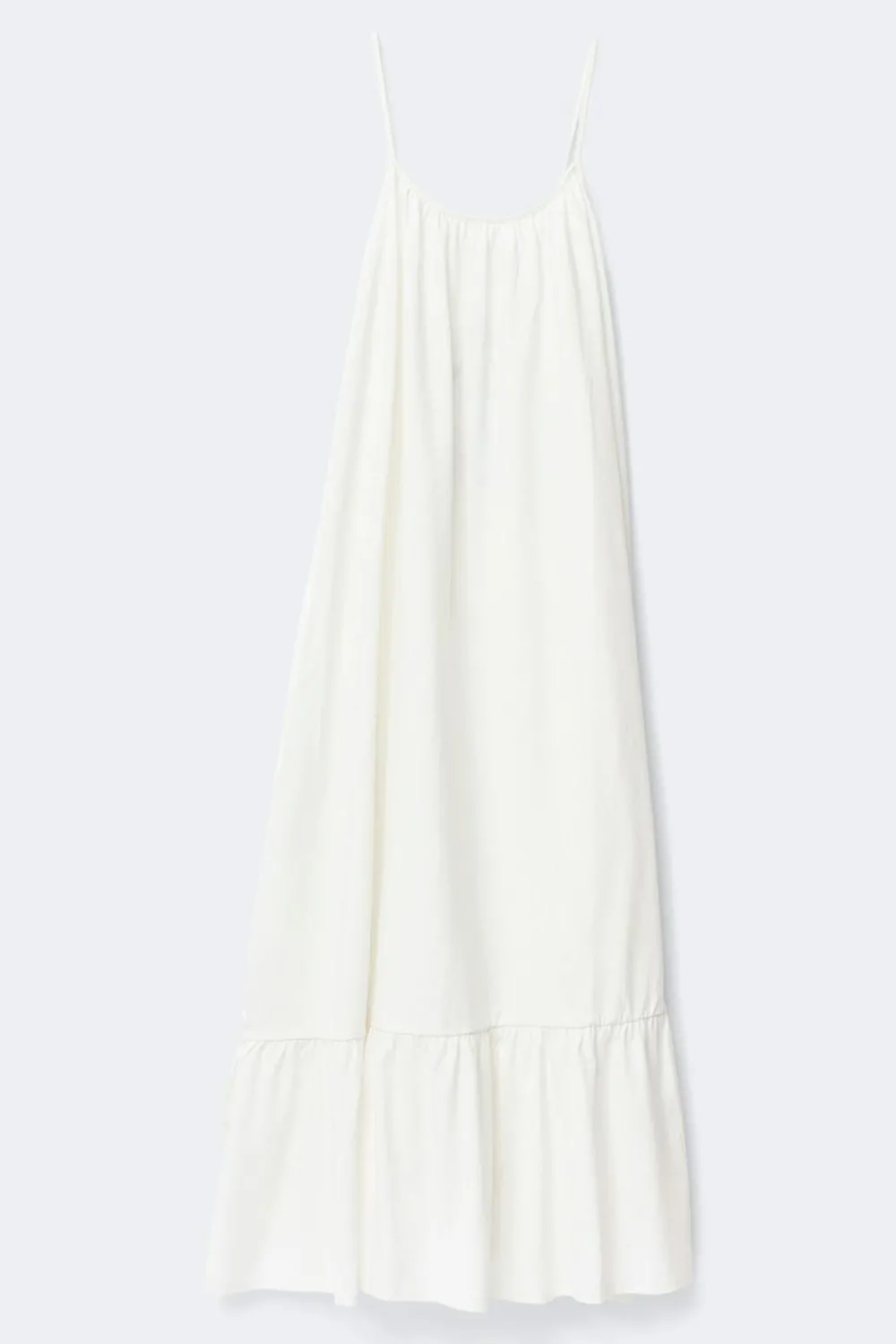 Hot Gina Tricot Flowy maxi dress Wit