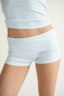 Hot Gina Tricot Folded hotpants Blauw