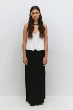 Hot Gina Tricot Frill singlet Wit
