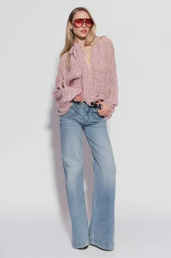 Best Gina Tricot Front pocket flare jeans Blauw