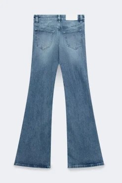 Outlet Gina Tricot Glow low flare jeans Blauw