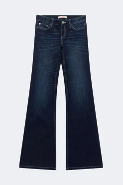 Best Gina Tricot Glow low flare jeans Blauw