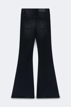 Discount Gina Tricot Glow low flare jeans Zwart
