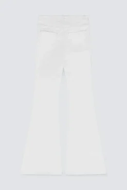 Hot Gina Tricot Glow low flare jeans Wit