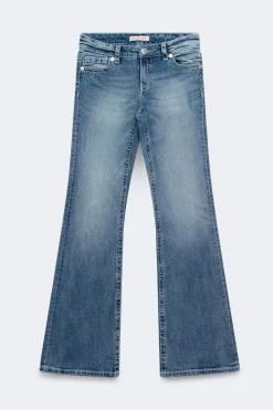 Sale Gina Tricot Glow rise flare tall jeans Blauw
