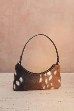 Online Gina Tricot Hair-on mini bag Wit