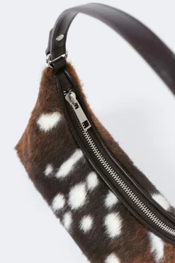 Online Gina Tricot Hair-on mini bag Wit