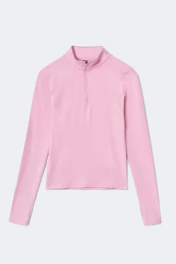 Outlet Gina Tricot Half zip yoga top Roze