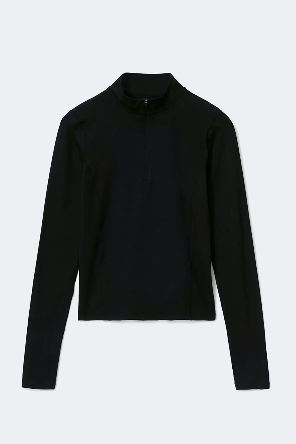 Hot Gina Tricot Half zip yoga top Zwart