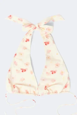 Hot Gina Tricot Halter triangle top Wit
