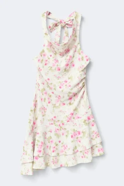 Hot Gina Tricot Halterneck mini dress Wit