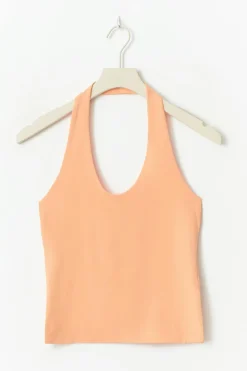 Gina Tricot Halterneck top Oranje