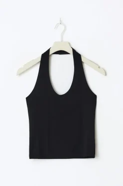 Best Gina Tricot Halterneck top Zwart