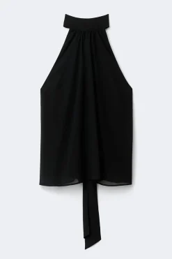 Online Gina Tricot Halterneck top Zwart