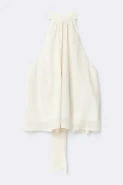 New Gina Tricot Halterneck top Wit