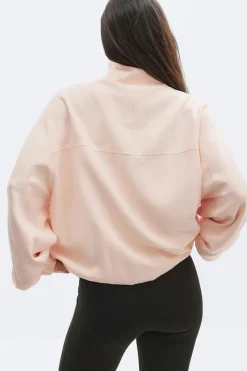 New Gina Tricot High neck cargo jacket Roze